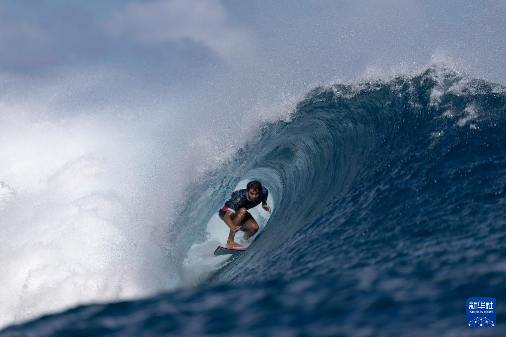 巴黎奥运会 冲浪——赛前训练