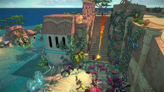 踏浪而行夺宝求生！多人合作APRG《Surfpunk》预告片公开(图3)