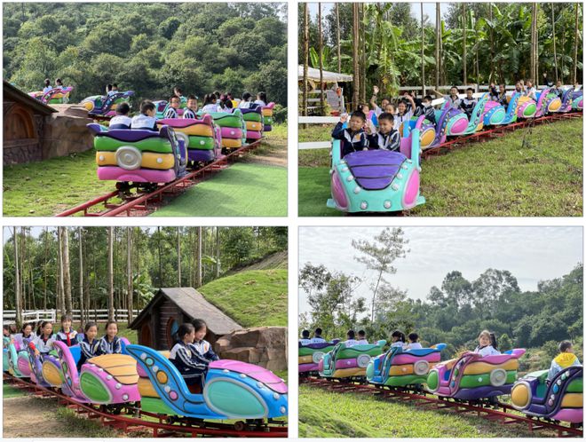 班级活动│深圳附近超好玩的童话乐园玻璃水滑彩虹滑梯丛林魔网(图5)