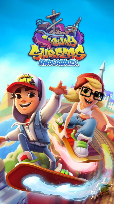 Subway Surf(地铁跑酷海底世界版本)(图3)