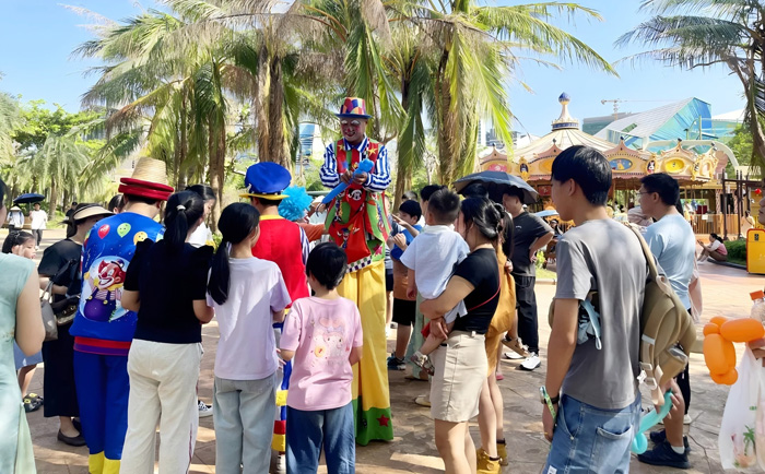 国庆假期海口市秀英区“人气旺”带动“消费火”(图6)