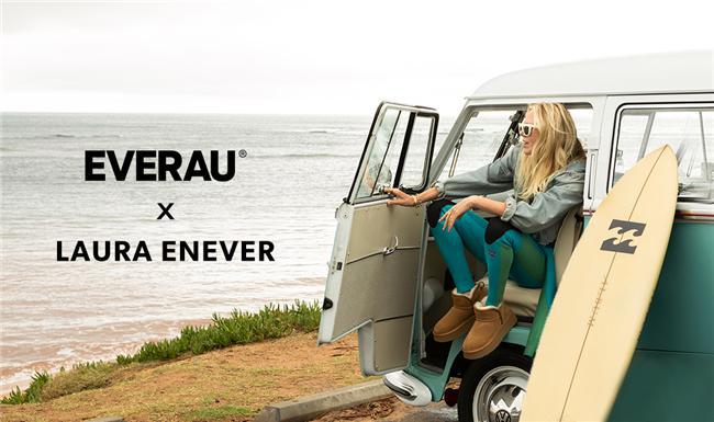 冲浪世界冠军跨界成澳洲雪地靴品牌EVERAU代言人