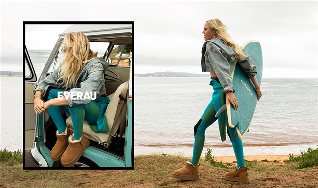 澳洲雪地靴EVERAU代言人：冲浪世界冠军Laura Enever诠释澳式时尚(图3)