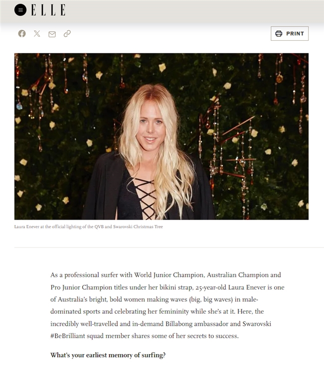 澳洲雪地靴EVERAU代言人：冲浪世界冠军Laura Enever诠释澳式时尚(图7)