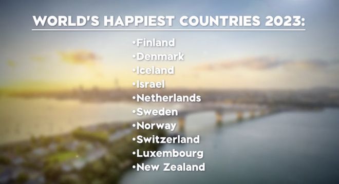世界幸福国家榜单出炉：新西兰排名第10！中国人幸福感全球最高！(图2)