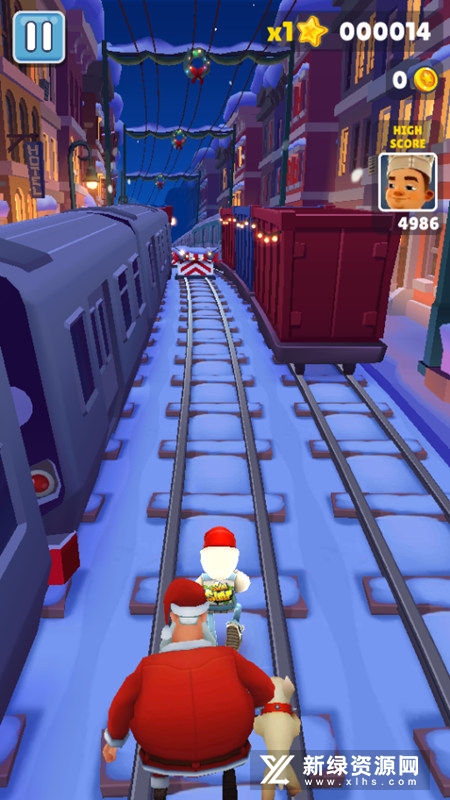 Subway Surf地铁跑酷地铁之城版本国际服v350冬季版(图2)