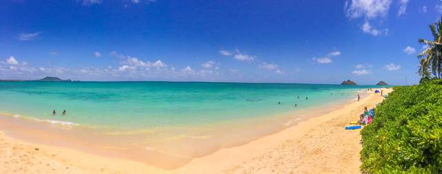 夏威夷海滩以细腻而温暖沙粒而闻名被誉为全球最美的海滩之一(图9)