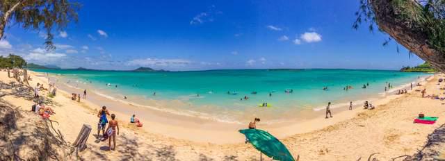 夏威夷海滩以细腻而温暖沙粒而闻名被誉为全球最美的海滩之一(图7)