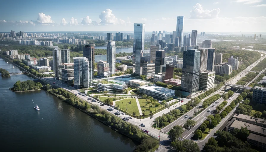 成都国际体育公园城即将竣工三小球馆和游泳馆引领城市新生活