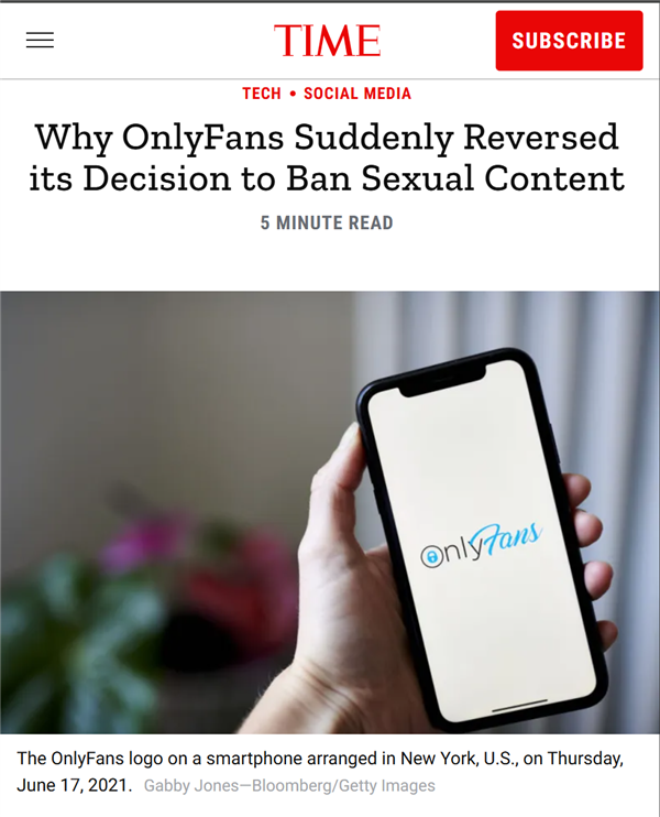 全球最大成人网站OnlyFans卖身了 原来只值这个价(图9)
