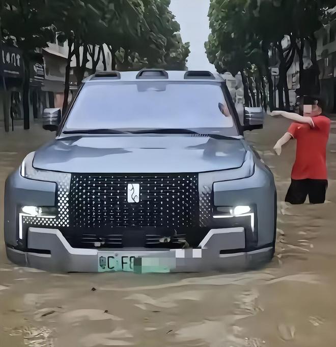 台风天开车“冲浪”后续：司机被行拘身份遭扒难怪做出这种事(图10)