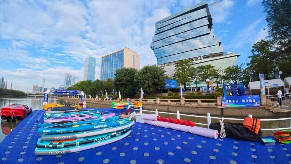 广州水上运动场地“+1”欢迎来琶洲黄埔涌划船冲浪(图3)