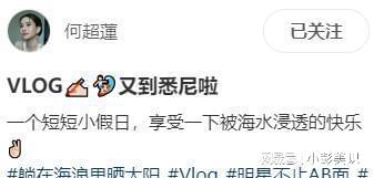 34岁何超莲悉尼度假穿深V大秀事业线畅玩冲浪却不见老公身影(图14)