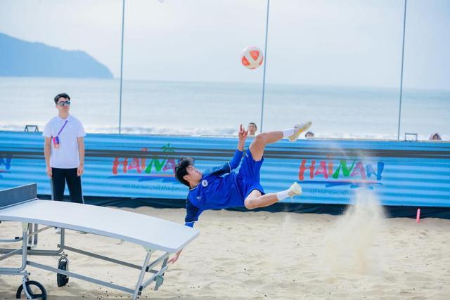 2025年沙滩台克球世界巡回赛（万宁站）暨第六届亚洲沙滩运动会台克球国家队选拔赛开幕亚太地区培训中心同步揭牌(图3)
