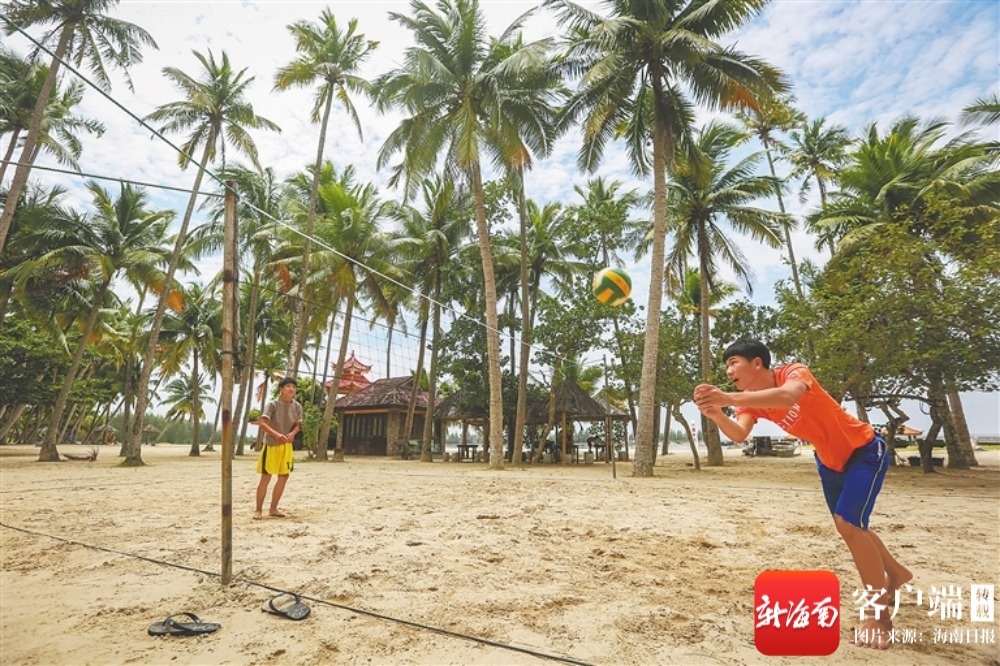 海南民间滨海运动丰富多彩 邂逅亚沙节拍